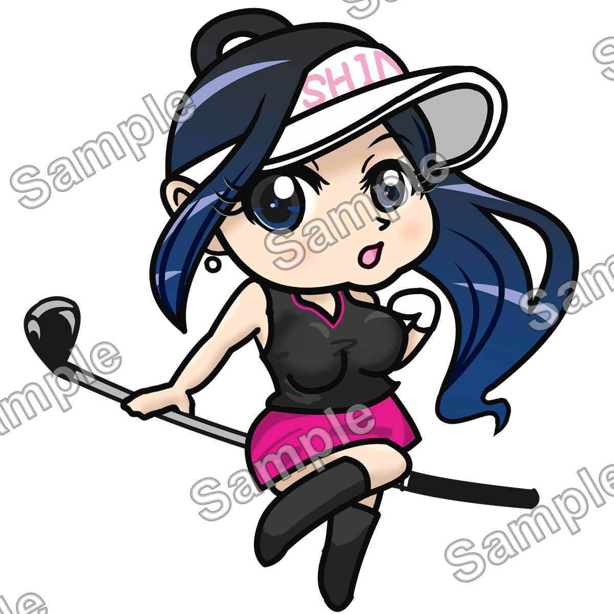宮田志乃様 グッズ用イラスト(サンプル)